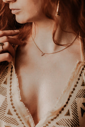 Chaine pendentif pierre de lune