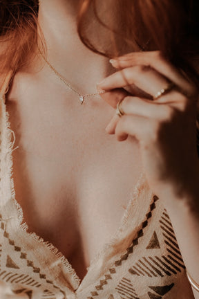 Chaine pendentif pierre de lune