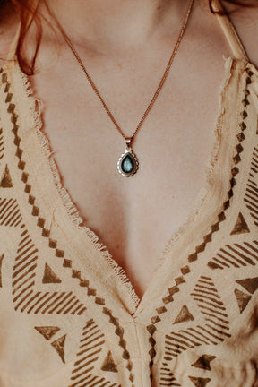 Pendentif labradorite