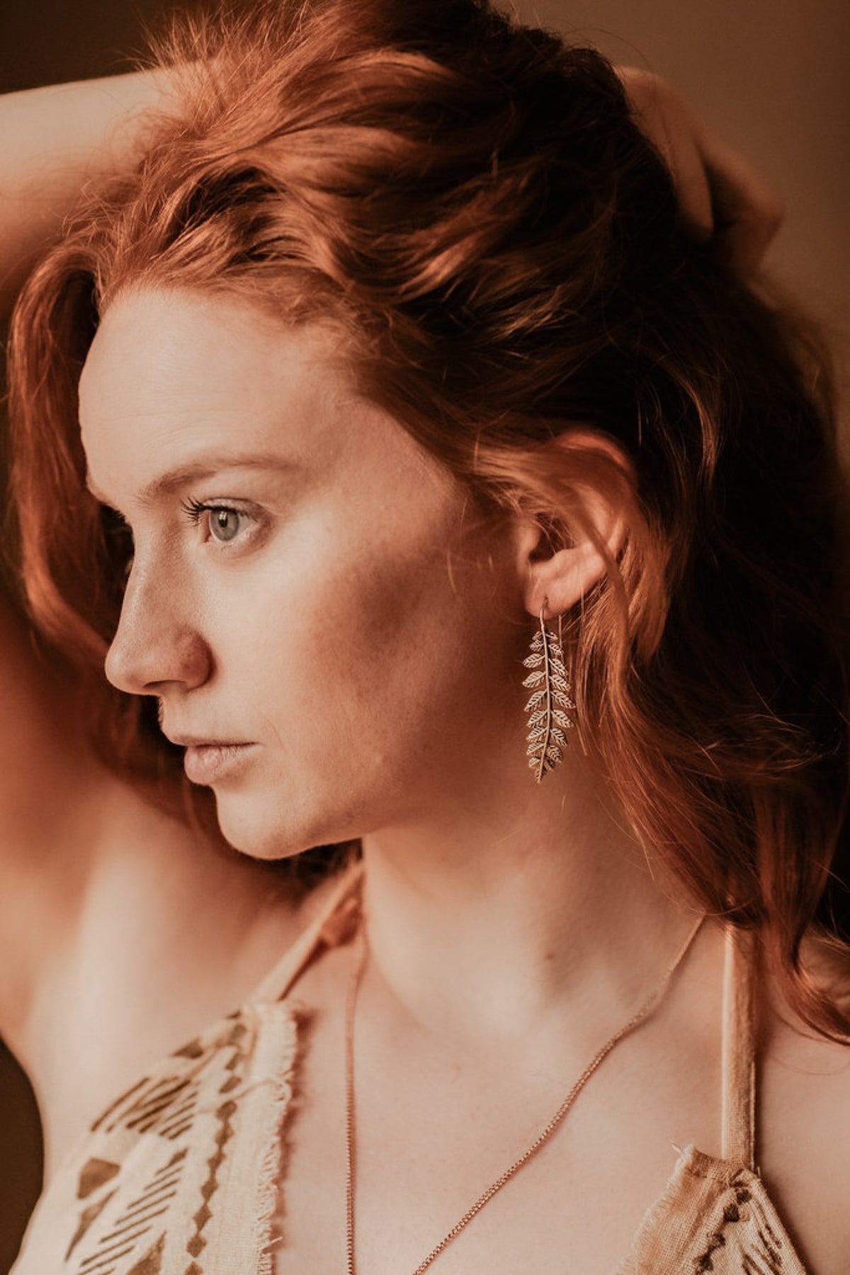 Boucles d'oreilles feuilles
