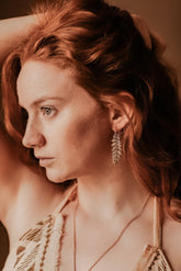 Boucles d'oreilles feuilles