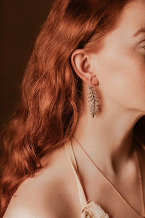 Boucles d'oreilles feuilles
