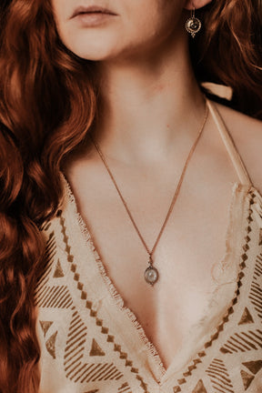 Pendentif pierre de lune
