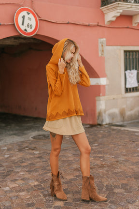 sweat en coton tricoté