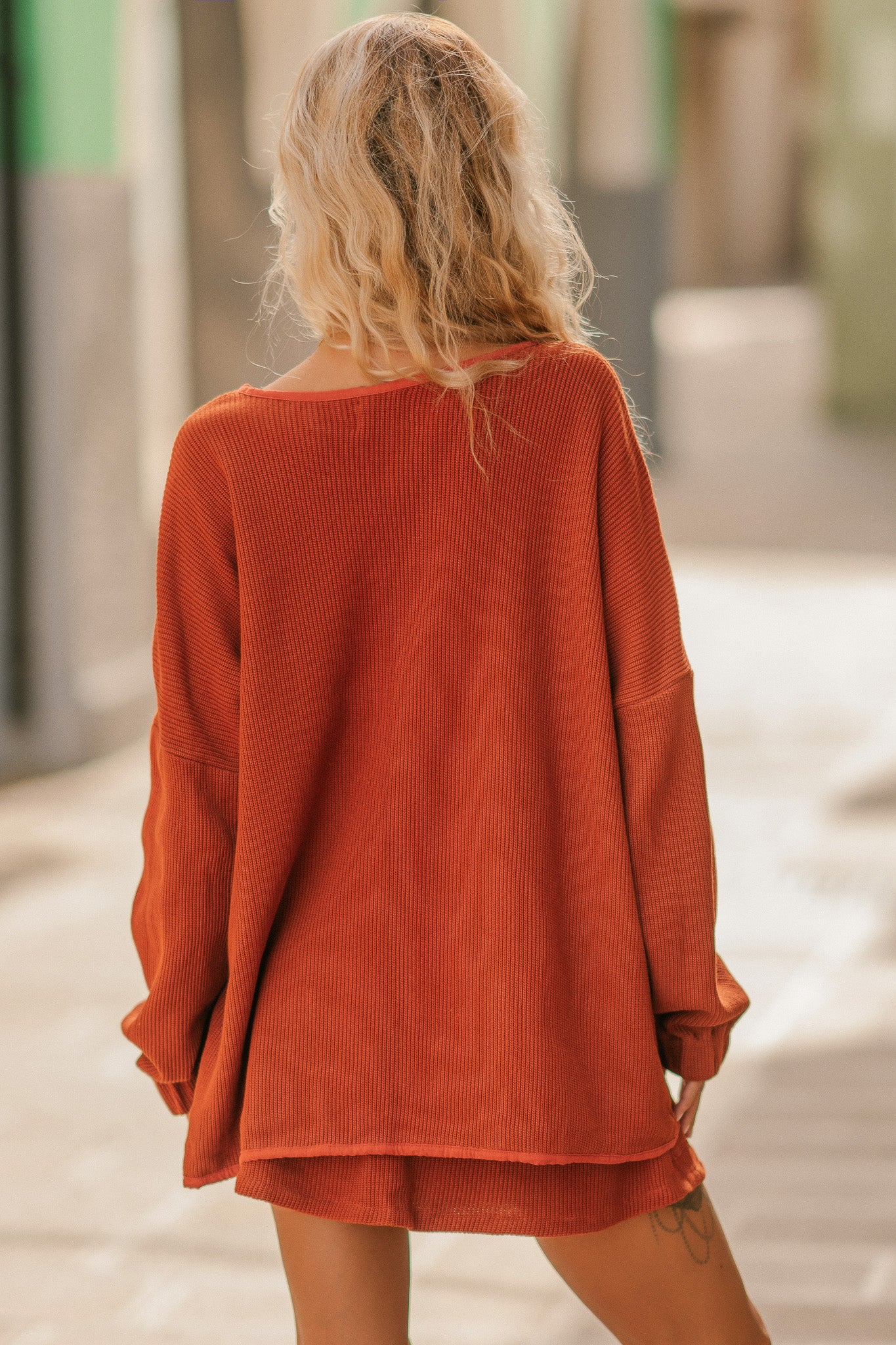 Veste oversized tricotée
