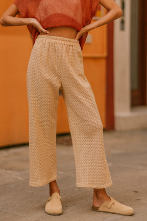 Pantalon en crochet