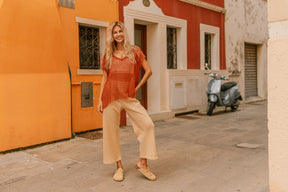 Pantalon en crochet