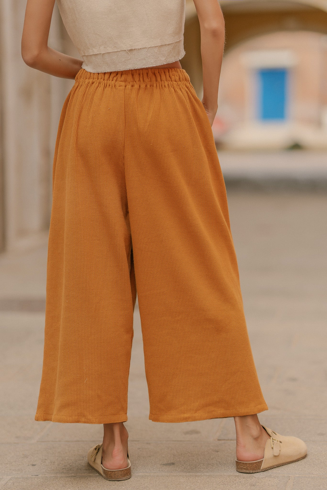 Pantalon tricoté