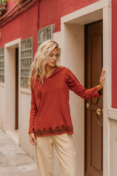 sweat en coton tricoté