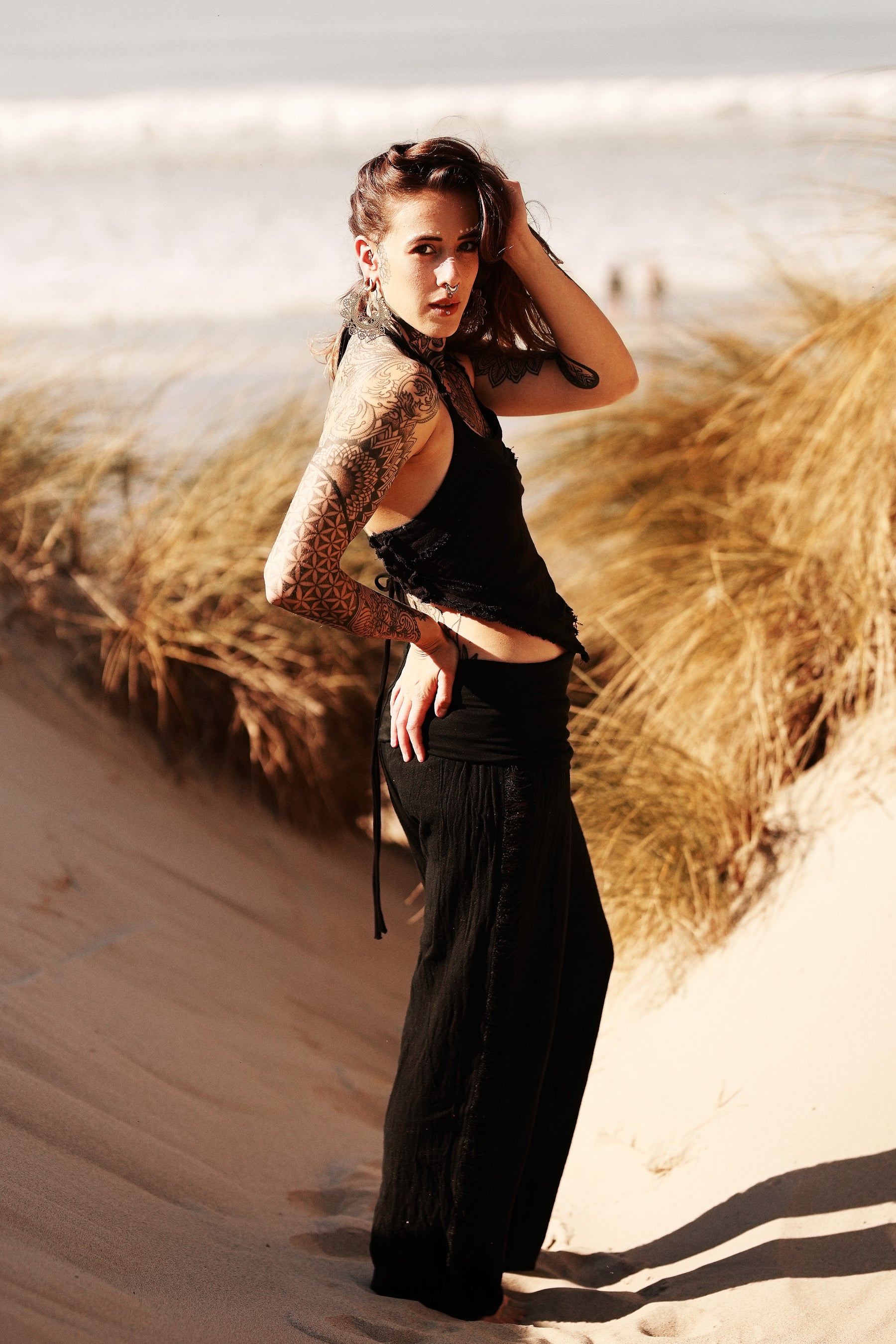 Pantalon ample