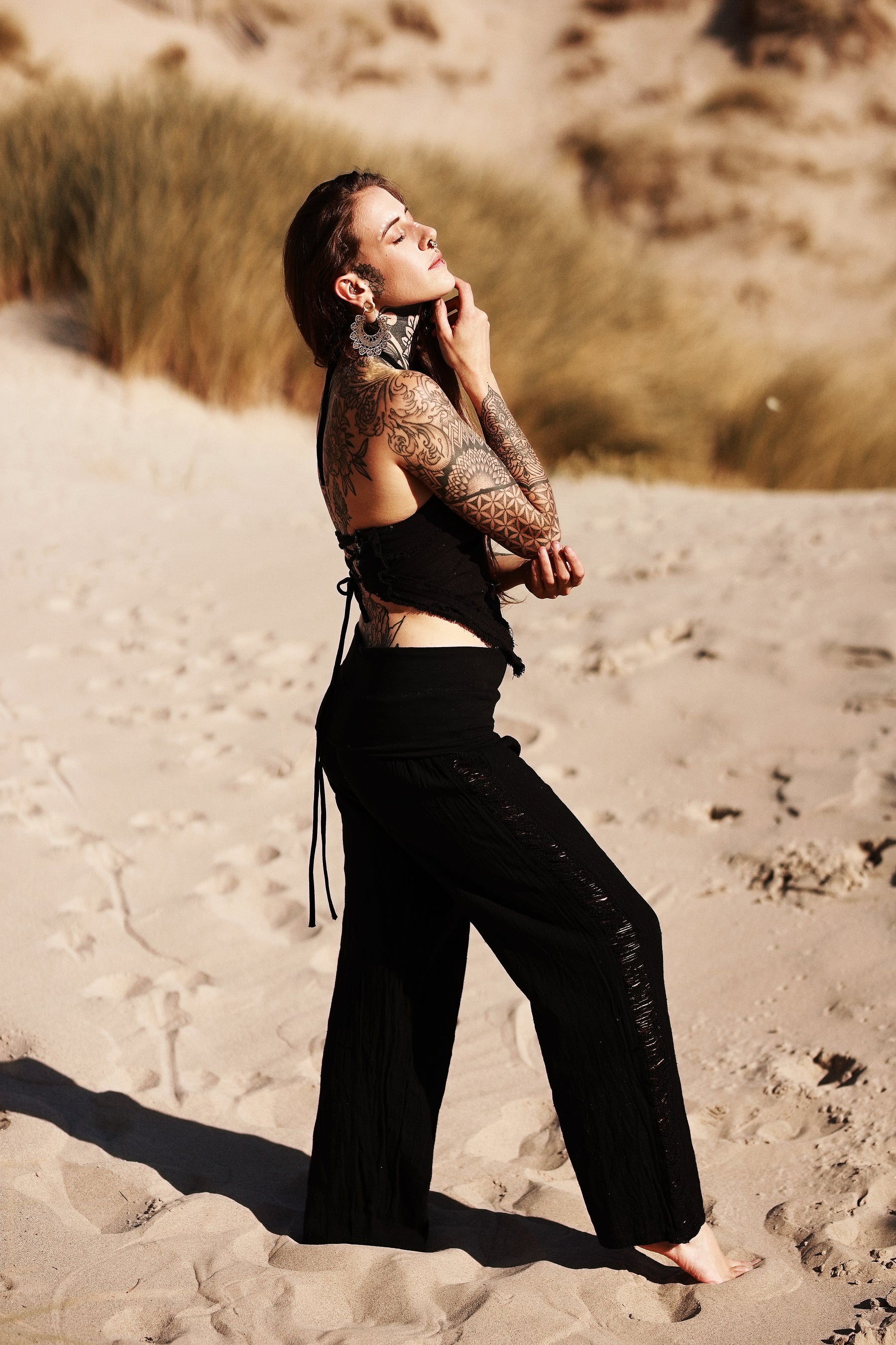 Pantalon ample
