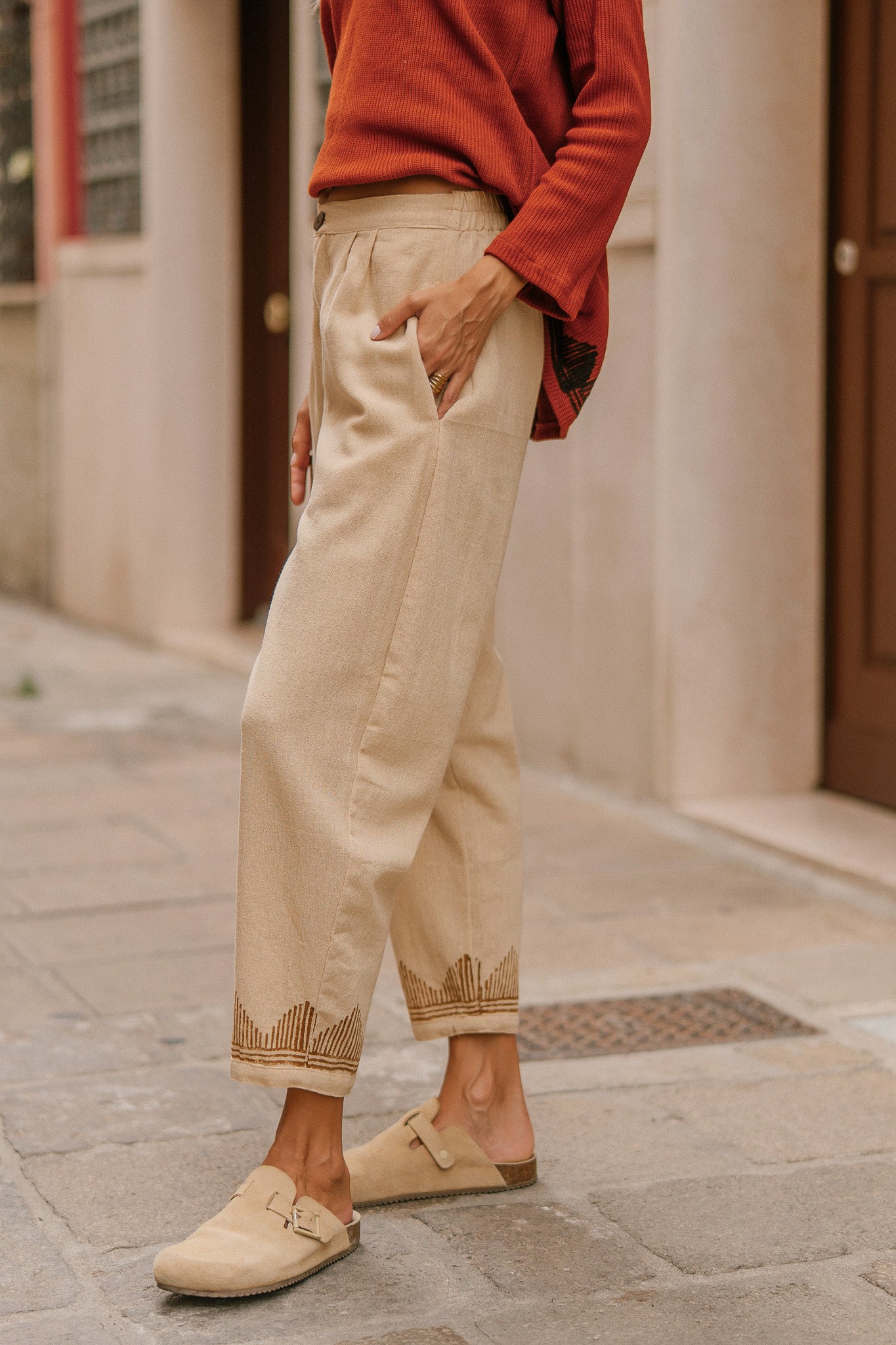 Pantalon en coton