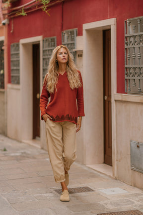 Pantalon en coton