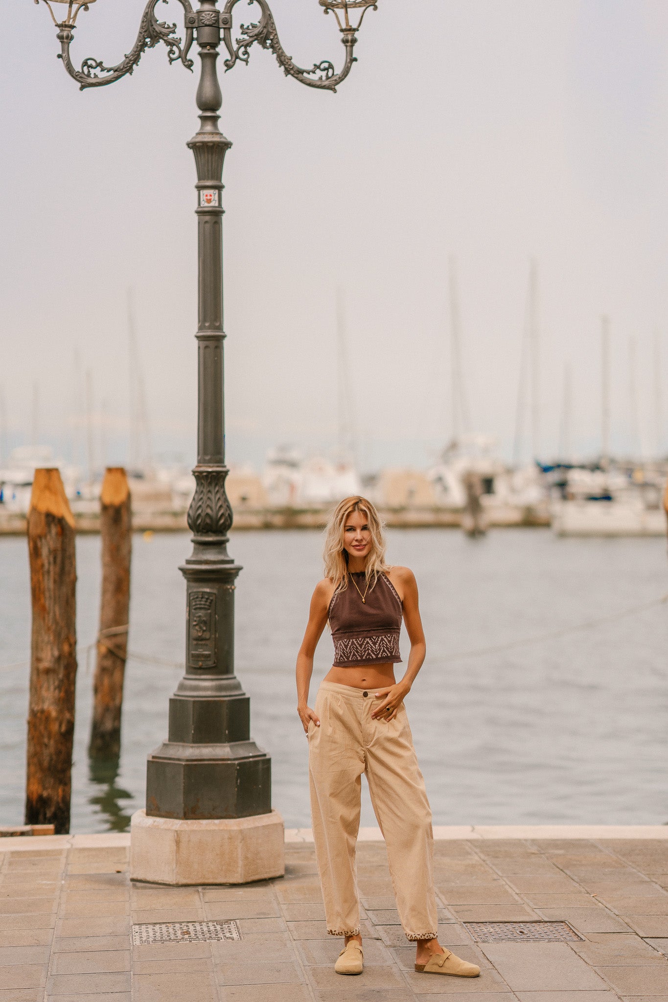 Pantalon en velour cotelé