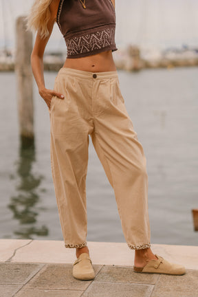 Pantalon en velour cotelé