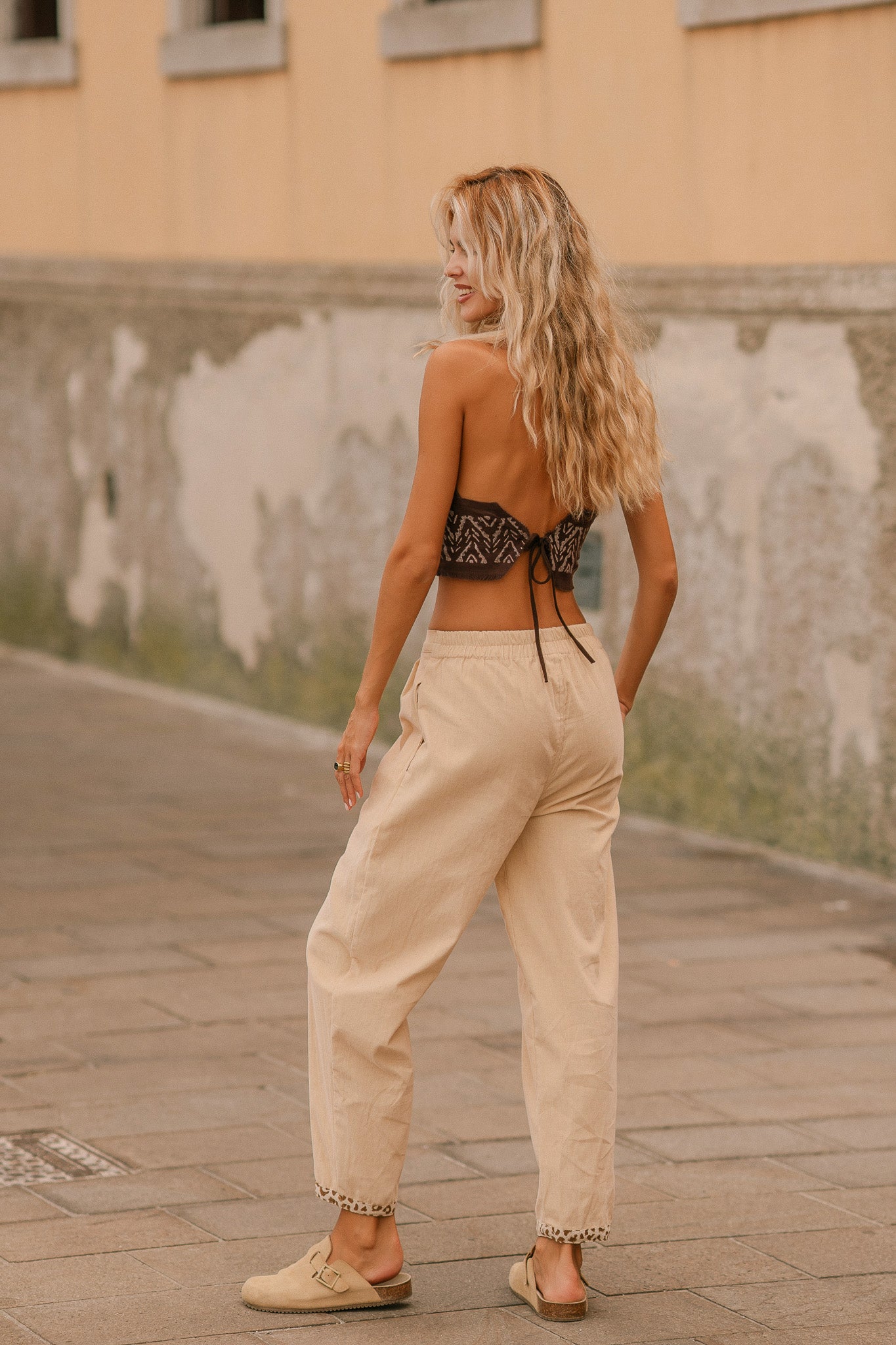 Pantalon en velour cotelé