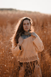 Pull en coton tricoté