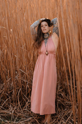 Robe longue tressée