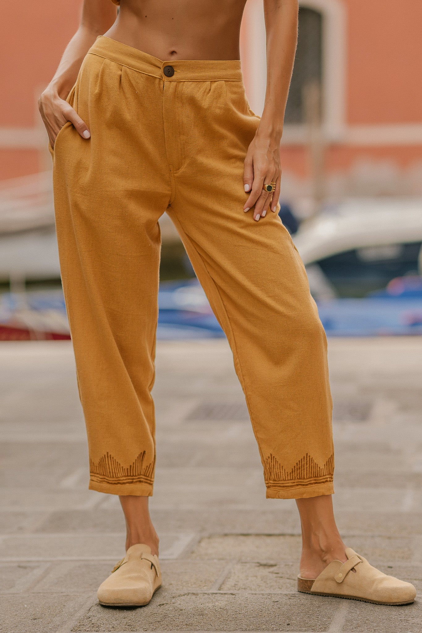 Pantalon en coton