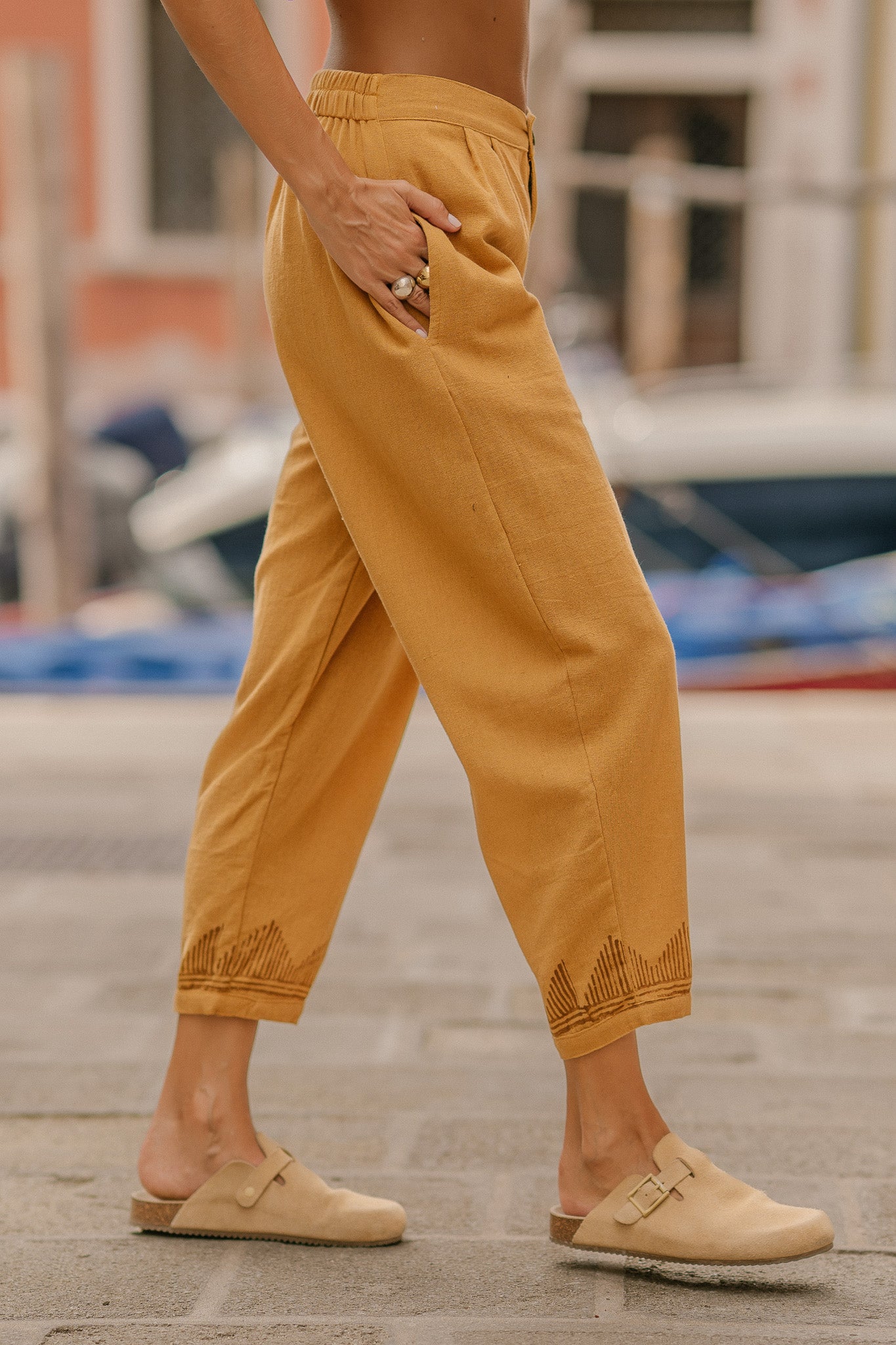 Pantalon en coton