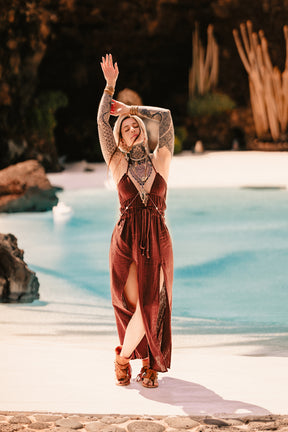 Robe longue tribu