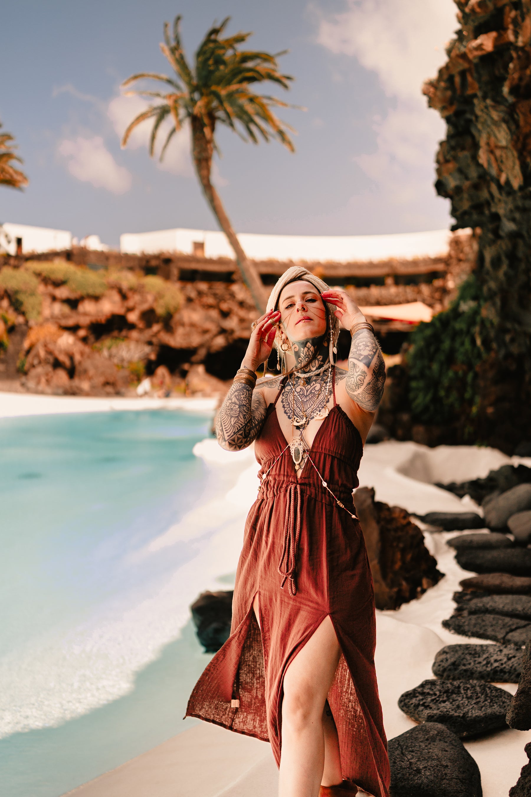 Robe longue tribu