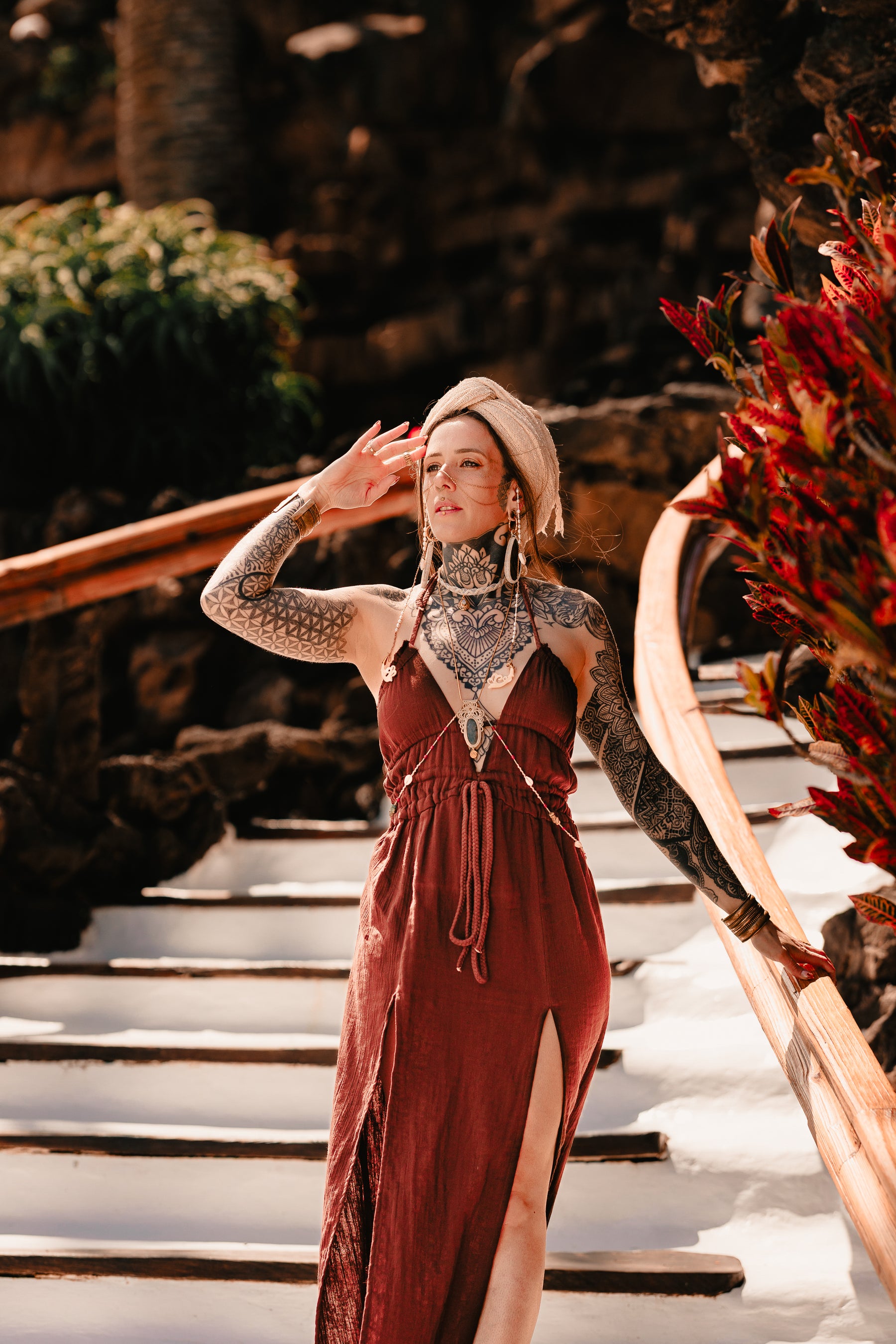 Robe longue tribu