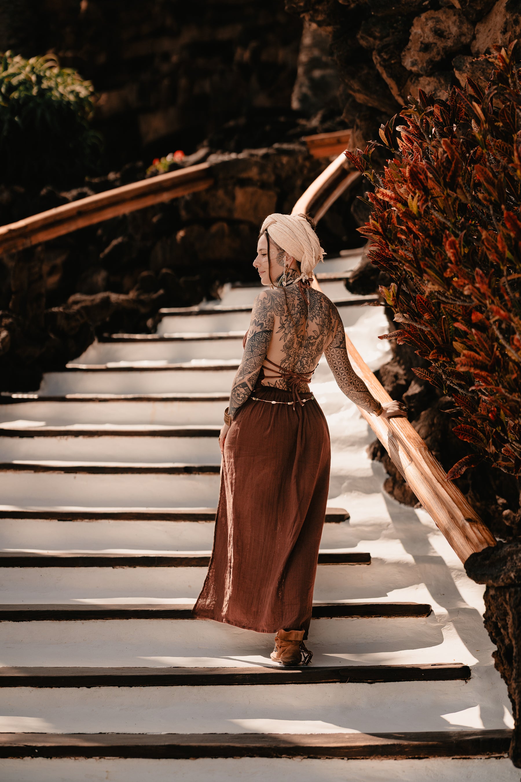 Robe longue tribu