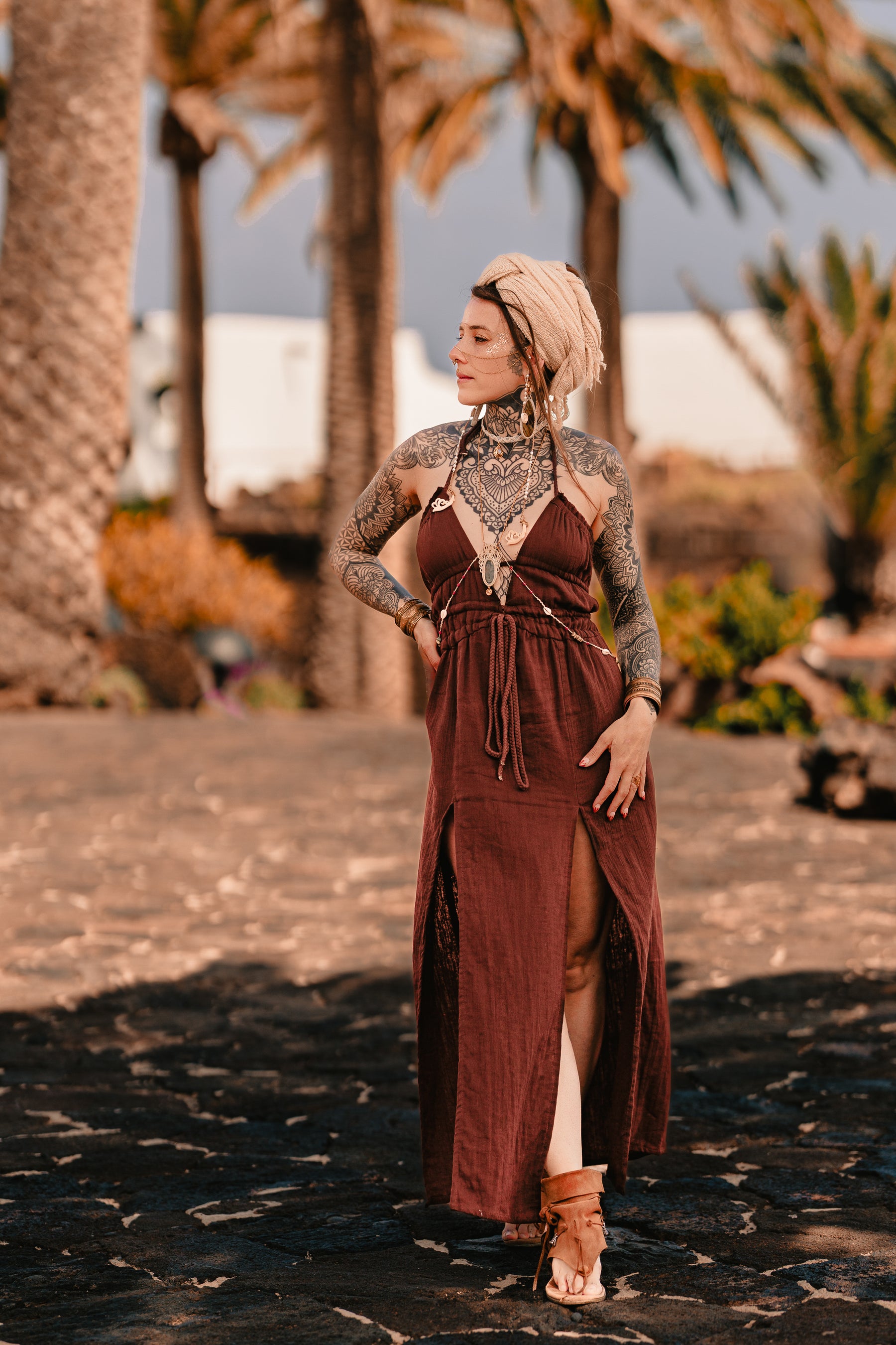 Robe longue tribu