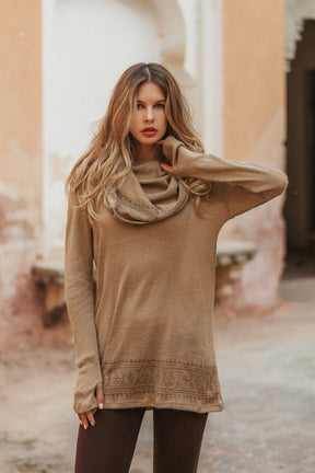 Pull long en maille