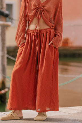 Pantalon ample boho