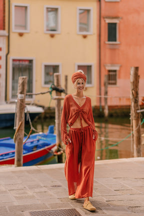 Pantalon ample boho