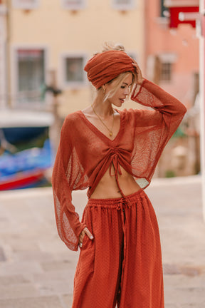Pantalon ample boho