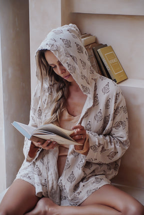 Kimono gaze de coton bio