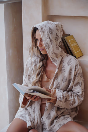 Kimono gaze de coton bio