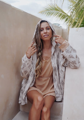 Kimono gaze de coton bio