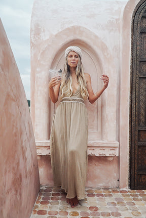 Jute maxi dress