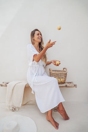 Organic cotton goddess dress