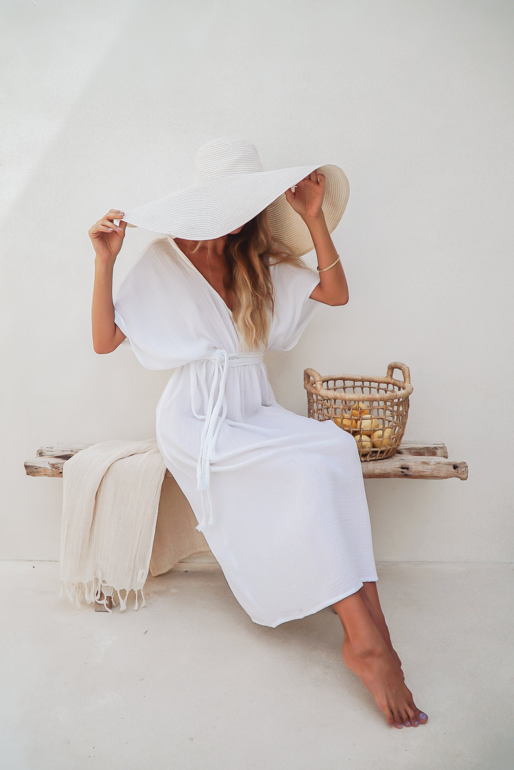 Organic cotton goddess dress