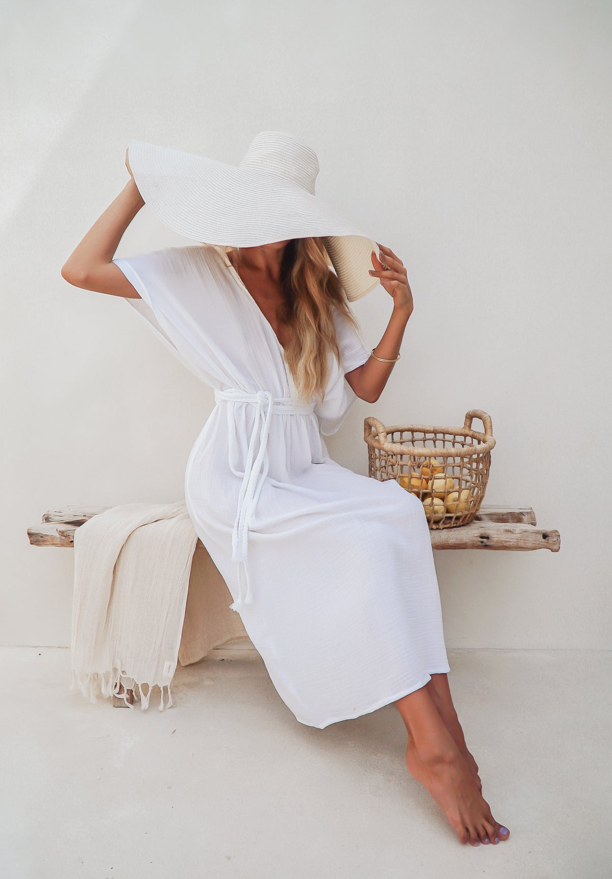 Robe de déesse coton bio