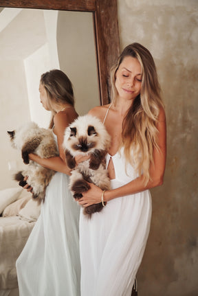 Robe longue coton bio