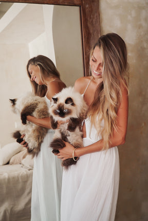 Robe longue coton bio