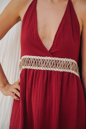 Jute maxi dress