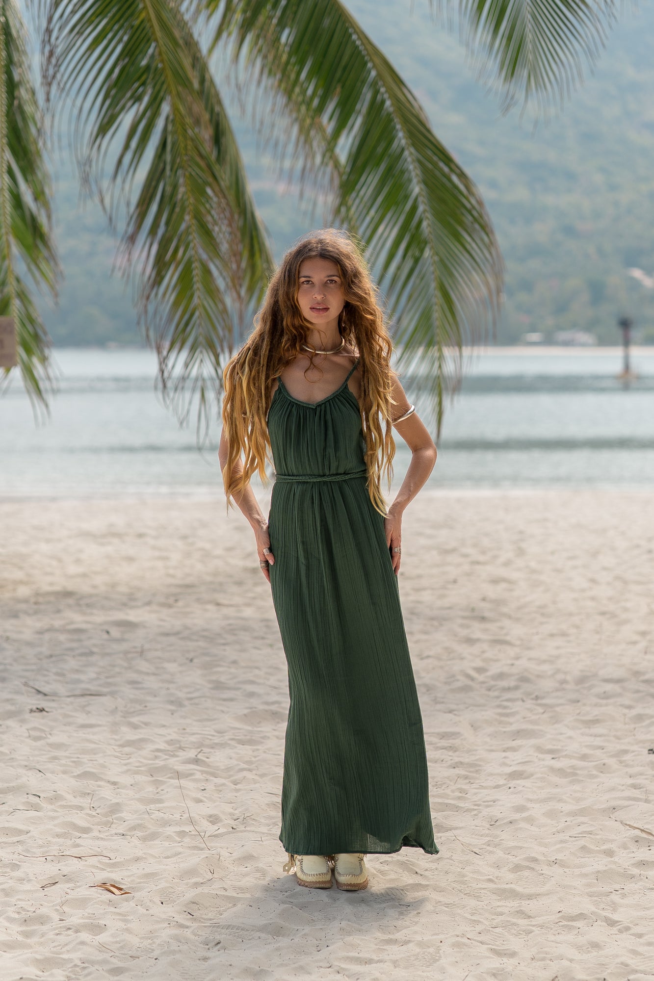 Long braided dress