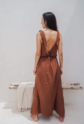 Boho-Kleid aus Baumwollgaze