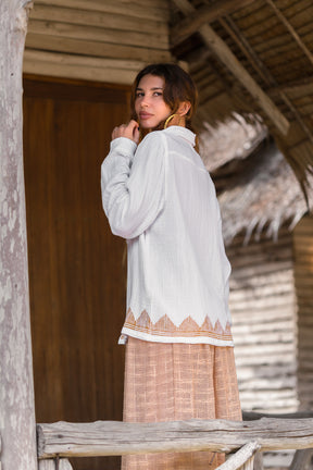 Chemise gaze de coton bio
