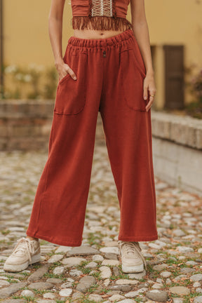 Pantalon tricoté