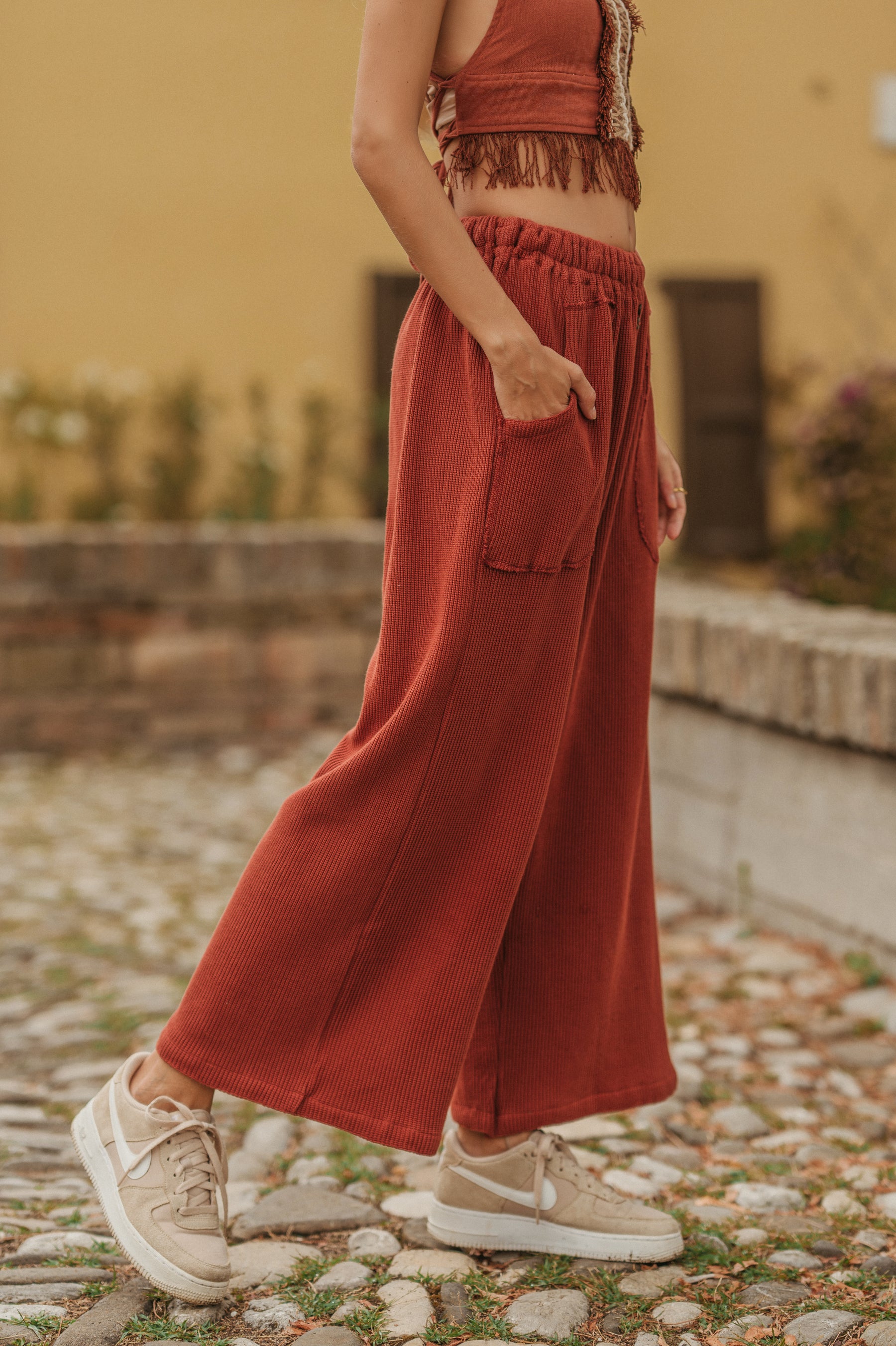 Pantalon tricoté