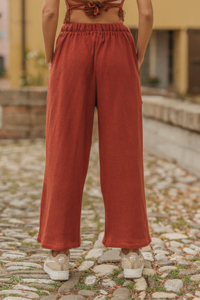 Pantalon tricoté