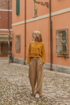 Pantalon tricoté